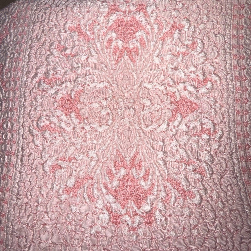 SEARS VINTAGE MID CENTURY BELLISSIMO ITALIAN BROCADE TWIN/FULL BEDSPREAD 78x87" - Picture 13 of 15